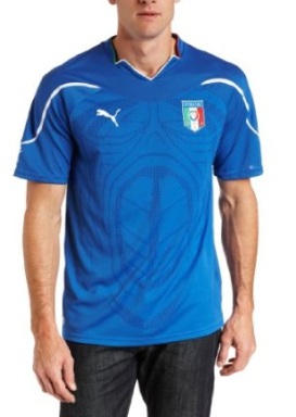 Blue Italian Soccer Shirt